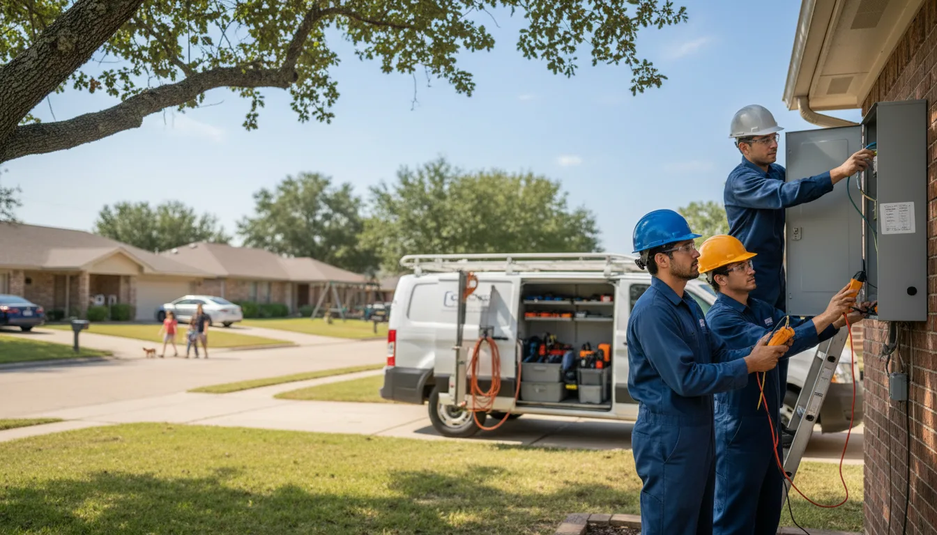 Certified electrician providing emergency electrical services in Marion, ND